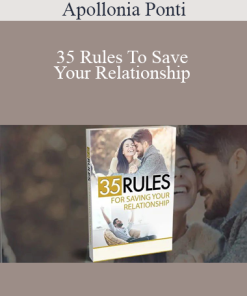 Apollonia Ponti - 35 Rules To Save Your Relationship