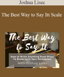 Joshua Lisec - The Best Way to Say It