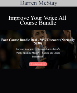 Darren McStay - Improve Your Voice All Course Bundle