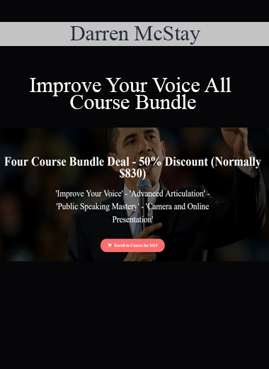 Darren McStay - Improve Your Voice All Course Bundle