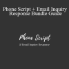 Alex Chalkley - Phone Script + Email Inquiry Response Bundle Guide