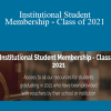 George - Institutional Student Membership - Class of 2021