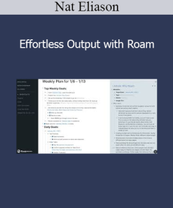Nat Eliason - Effortless Output with Roam