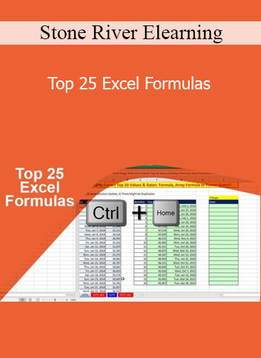 Stone River Elearning - Top 25 Excel Formulas