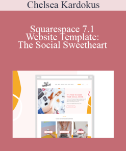 Chelsea Kardokus - Squarespace 7.1 Website Template: The Social Sweetheart