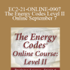 Sue Morter - EC2-21-ONLINE-0907 The Energy Codes Level II Online September 7