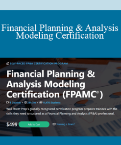 Financial Planning & Analysis Modeling Certification