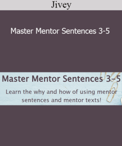 Jivey - Master Mentor Sentences 3-5