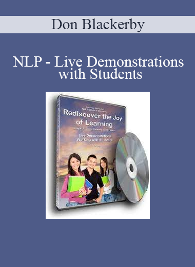Don Blackerby - NLP - Live Demonstrations with Students