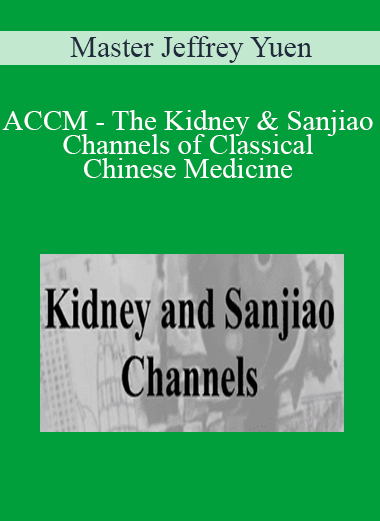 Master Jeffrey Yuen - ACCM - The Kidney & Sanjiao Channels of Classical Chinese Medicine