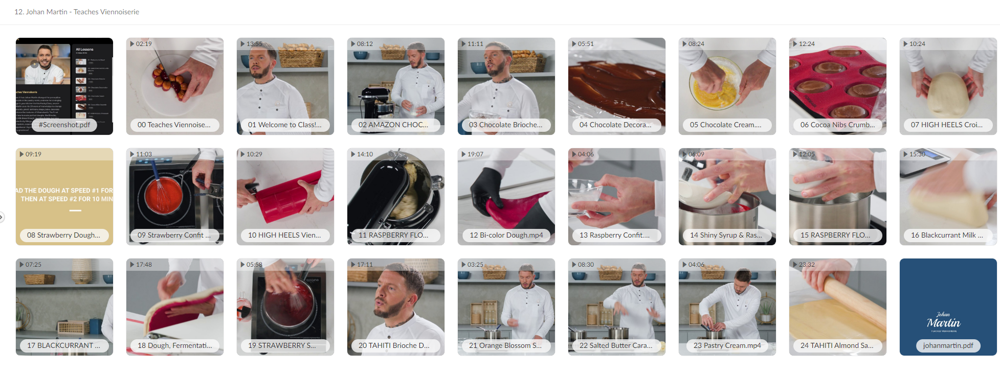 Johan Martin - Teaches Viennoiserie 2023