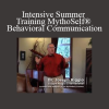 Joseph Riggio - Intensive Summer Training MythoSelf® Behavioral Communication