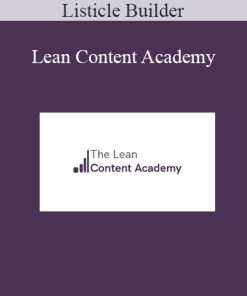 Lean Content Academy - Listicle Builder