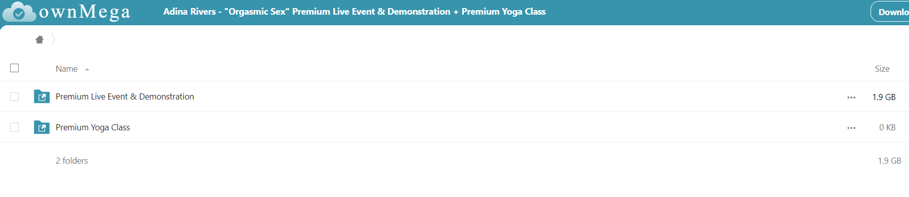 Adina Rivers - "Orgasmic Sex" Premium Live Event & Demonstration + Premium Yoga Class