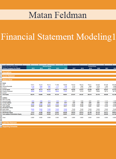 Matan Feldman - Financial Statement Modeling 1