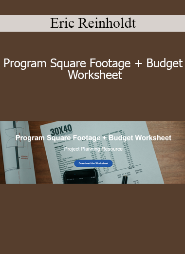 Eric Reinholdt - Program Square Footage + Budget Worksheet