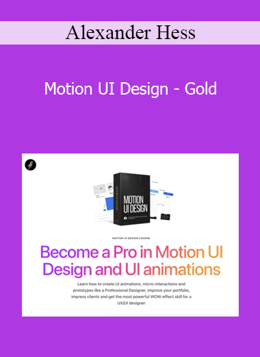 Alexander Hess - Motion UI Design - Gold