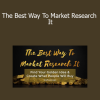 Joshua Lisec - The Best Way To Market Research It