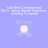 Daben - Light Body Consciousness - Part 5 - Being Beyond Experience Choosing To Express
