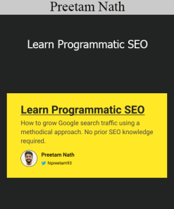 Preetam Nath - Learn Programmatic SEO