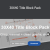 Eric Reinholdt RA NCARB - 30X40 Title Block Pack