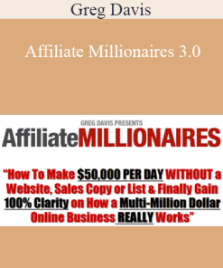 Greg Davis - Affiliate Millionaires 3.0