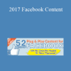 Alicia Streger - 2017 Facebook Content