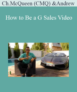 Christian McQueen (CMQ) and Andrew “King Cobra Tate” - How to Be a G Sales Video