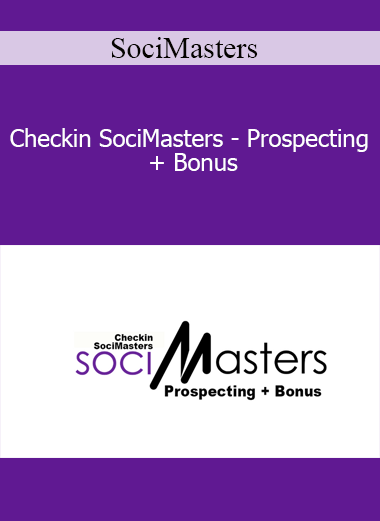 SociMasters - Checkin SociMasters - Prospecting + Bonus