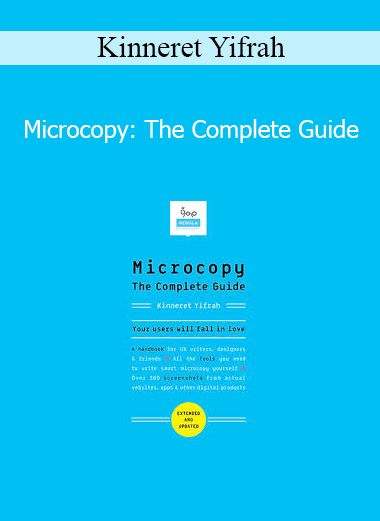 Kinneret Yifrah - Microcopy: The Complete Guide