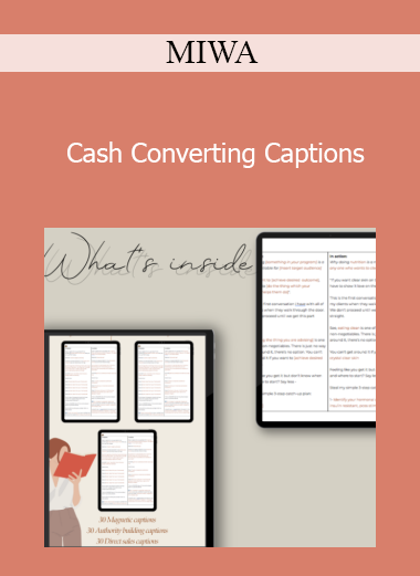 MIWA - Cash Converting Captions