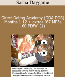 Sasha Daygame - Direct Dating Academy (DDA DDS) Months 1-12 + extras [67 MP3s 60 PDFs] (1)