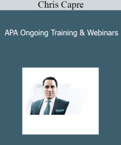Chris Capre - APA Ongoing Training & Webinars