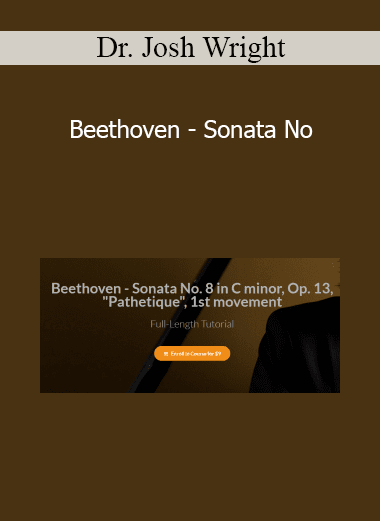 Dr. Josh Wright - Beethoven - Sonata No