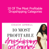 Aprell Skinner - 10 Of The Most Profitable Dropshipping Categories