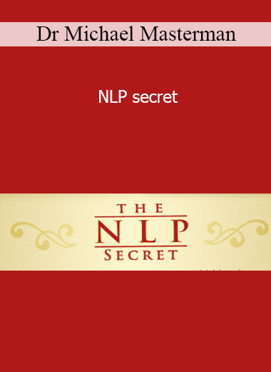 Dr Michael Masterman - NLP secret