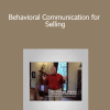 Joseph Riggio - Behavioral Communication for Selling