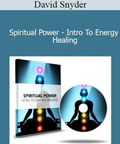 David Snyder - Spiritual Power - Intro To Energy Healing