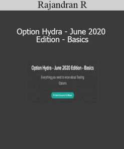 Rajandran R - Option Hydra - June 2020 Edition - Basics