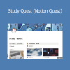 Cajunkoi Academy Study Quest Notion template for gamified studying and productivity
