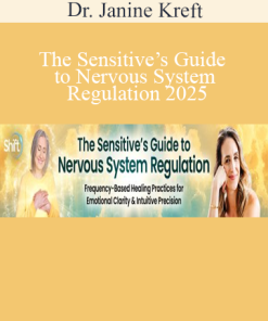 Dr. Janine Kreft presenting The Sensitive’s Guide to Nervous System Regulation 2025 – tools for emotional balance, resilience, and inner calm