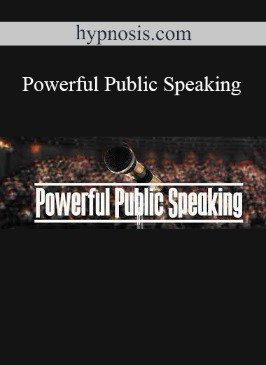 Hypnosis.com presenting the Powerful Public Speaking program to boost confidence and performance on stage
