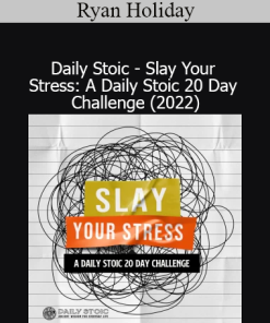 Ryan Holiday teaching Stoic tools to reduce stress in the 20-Day Daily Stoic Challenge